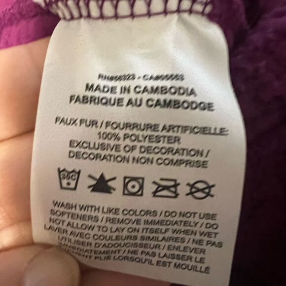 NWT Nike Therma-Fit Teddy Fleece Joggers Purple Full Length Elastic Waist XXL - Picture 10 of 12